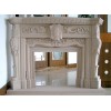 Carved Marble Fireplace