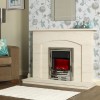 Elsa Limestone Fireplace