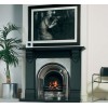 Athena Black Granite Fireplace