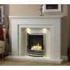 Polar White Fireplace