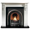 Carrara White Fireplace