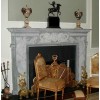 Bardiglio Marble Fireplace