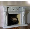 White Carrara Fireplace