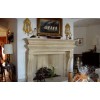 Roman Travertine Fireplace