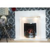 Polar White Marble Fireplace