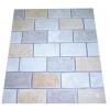 Travertine Mosaic Cream & Noce