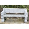 Sculptured Granite Garden Seat