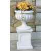 Granite Flower Pot and Stand