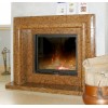 Rosso Asiago Fireplace