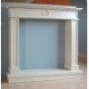 Bianco Asiago Fireplace