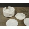 White Cloud Marble Coasters