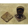 Rain Forest Brown Coasters