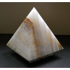 White Onyx Pyramid Lamps