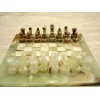 White & Green Onyx Chess Sets