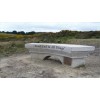 Yellow Granite Memorial Bench