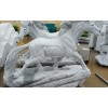 Hand Carved Granite Horses