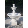 White marble fountain