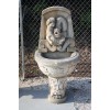 Custom made limestone fountain