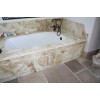 Honey onyx bathtub