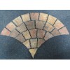 Fan shape paver stone