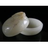 White Jade Carving Box