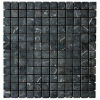 1inx1in Nero Marquina Mosaic