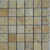 Gold Travertine Tumbled Mosaic