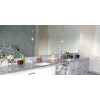 White Carrara Marble Bathroom