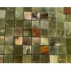 1x1 Dark Green Onyx Mosaic