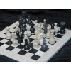 Beige&Black Marble Chess Set