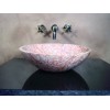 Round Rose Veined Sink