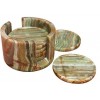 Green Onyx Coasters