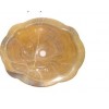 Oval Honey Onyx Flower Sink