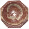 Octagonal Red Onyx Sink