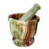 Green Onyx Mortar & Pestle