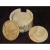 Teakwood Stone Coasters