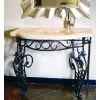 Cream Onyx Vanity Combo Sink