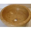 Chocolate Travertine  Sink
