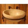 Oval Paredon Travertine  Sink