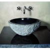 Oval Black Granite Sink