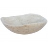 White Travertine Freeform Sink