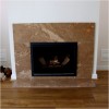 Noche Travertine Fireplace