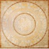 Light Marble Leaf Medallion