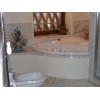 Porcelain Bathtub with Marble