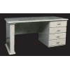 Marble Desk with 4 Drawers