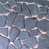 China Black Crazy Paving Slate