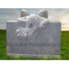 Angel Weeping Monument Headstone