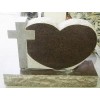 Heart Headstone with Cross Style 2