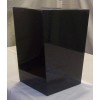 Black Granite Tapered Vase