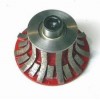 Vacuum brazed diamond router bit EF